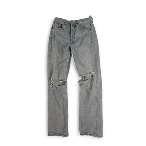Agolde “Jamie” Distressed High Rise Jeans Size 26- Flawed